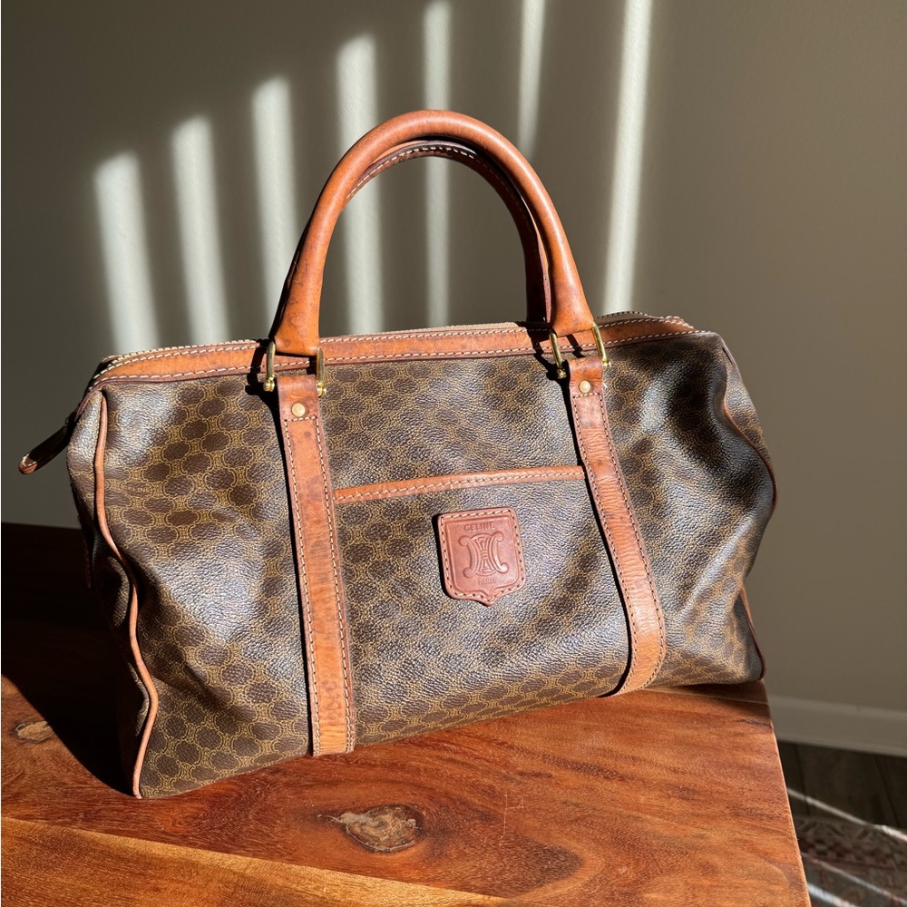 Céline Macadam Boston Handbag